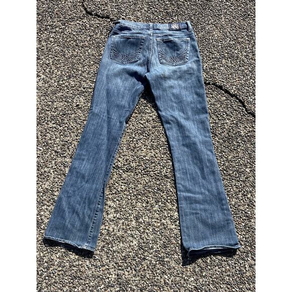 Rock & Republic Kasandra 10M Thrashed stained y2k jeans 31x32 - Picture 1 of 6